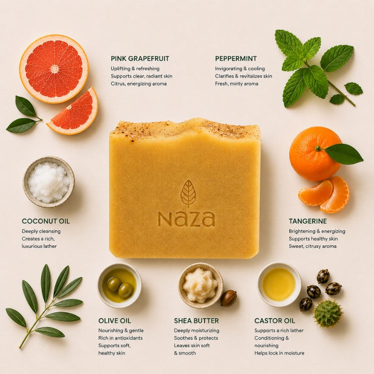 Energize Grapefruit Peppermint Soap