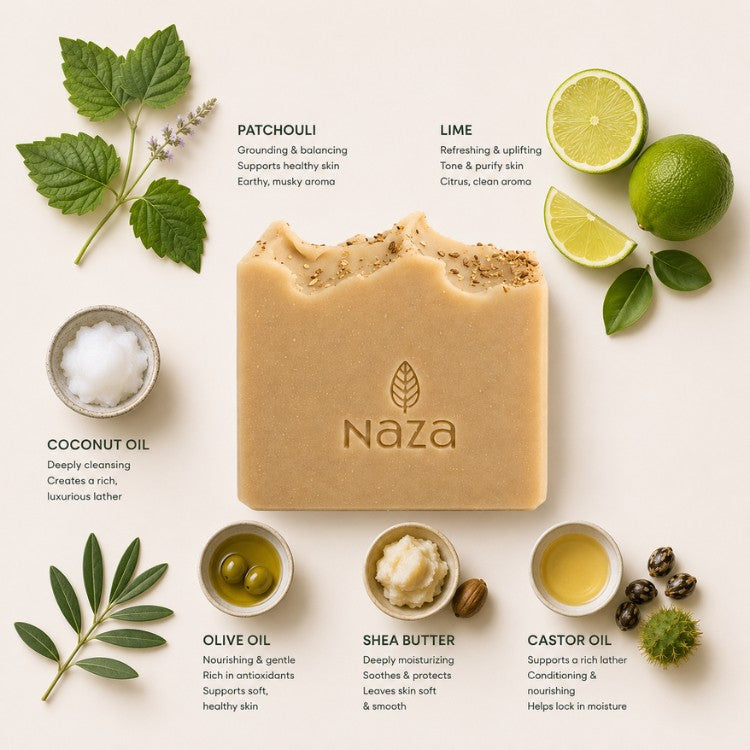 Fresh Patchouli Lime Soap