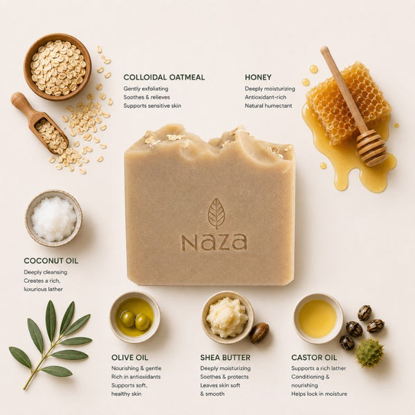Soothing Honey Oat Soap