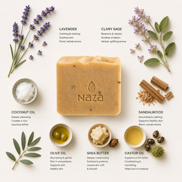 Relax Lavender Sandalwood Soap